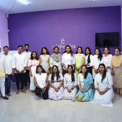 A group photo with our wonderful 12th batch students. It's always a joy to see a new group of aspiring event planners come together and support each other.