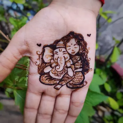 A sweet and unique take on spiritual art. This design shows a girl hugging Ganesha, portraying him as a dear friend. It’s a reminder of the personal connection we can have with the divine.