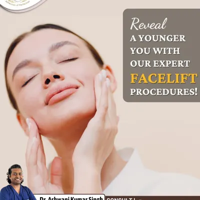 A facelift can reveal a younger version of yourself. I use expert surgical techniques to tighten sagging skin, reduce deep wrinkles, and restore a naturally youthful and refreshed appearance.