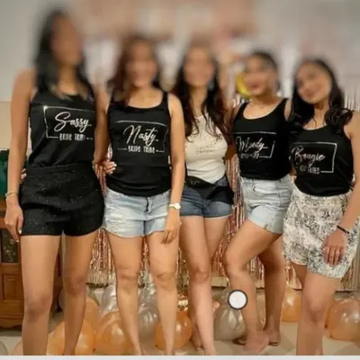 Get the bride tribe together with these fun and sassy custom tank tops. Perfect for a bachelorette party or pre-wedding celebrations, each shirt can be personalized for the sassy, nasty, moody, or bougie members of your crew.