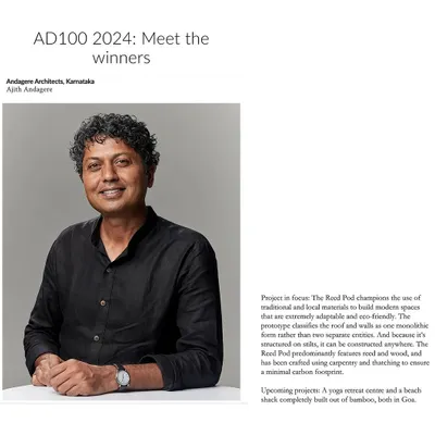 We are honored to be recognized by Architectural Digest in the AD100 list for the third year in a row. This award is a recognition of our entire team's commitment to creating sensible, sustainable, and timeless architecture.