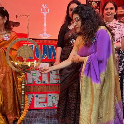 It was an honor to be invited to light the ceremonial lamp at an inter-school competition at St. Xavier's School in Gurgaon. I truly enjoy being part of events that celebrate young talent and creativity.