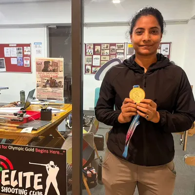 Congratulations to our academy shooter Vaibhavi for her outstanding performance, winning her second Gold medal at the Gujarat State Championship. Her victory is a result of relentless dedication and expert pistol training.