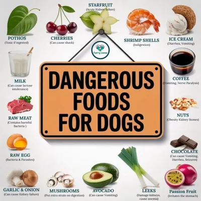 Your puppy's safety is my top priority. This guide shows common household foods that are dangerous for dogs, like chocolate, onions, and grapes. Knowing what to avoid is a crucial part of responsible pet ownership.