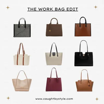 A great work bag is an essential investment. Here is my edit of stylish and functional tote bags, with options ranging from budget-friendly finds to high-end luxury pieces.