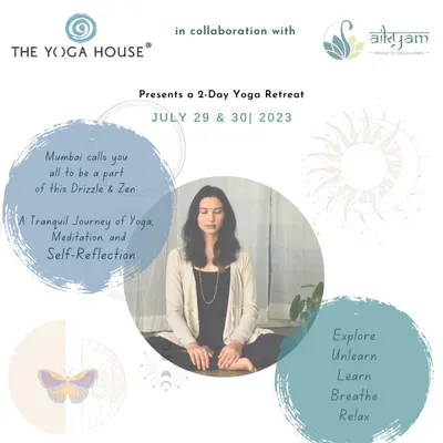 We present our 2-Day "Drizzle & Zen" Yoga Retreat, a tranquil journey of yoga, meditation, and self-reflection in the heart of Mumbai. It's a chance to explore, unlearn, breathe, and relax without leaving the city.