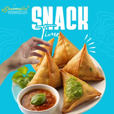 Snack time is perfect for tasty bites. Our Samosas, served with tangy and spicy chutneys, are a classic choice to refresh and energize your guests.