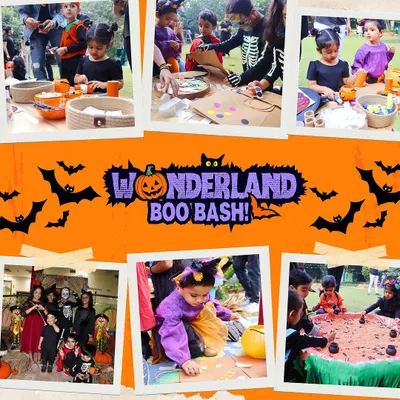 Our Halloween Boo Bash is a collage of spooky fun. Children get to participate in numerous craft stations, sensory play with 'spooky' materials, and show off their creative costumes.