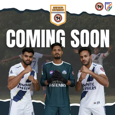 Our players ready for battle. This graphic announces our upcoming entry into the Senior Division, showing the determination of our squad.