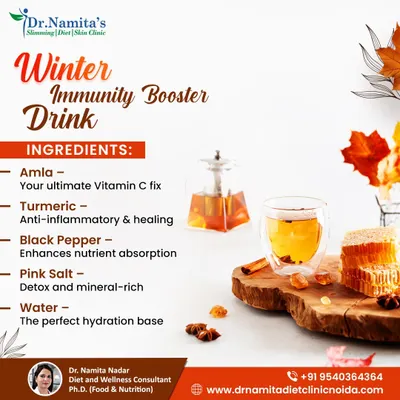 Boost your immunity this winter with this simple morning drink. Combining the vitamin C of amla, the anti-inflammatory power of turmeric, and the absorption-enhancing properties of black pepper, it's a perfect start to your day.