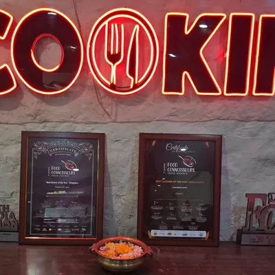 A display of our awards and certificates for catering excellence. This is a testament to our consistent quality and trusted service in Bangalore.