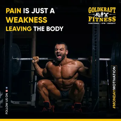 This is a core belief for us: pain is just a weakness leaving the body. Pushing past discomfort in a controlled way is how you build physical and mental strength.