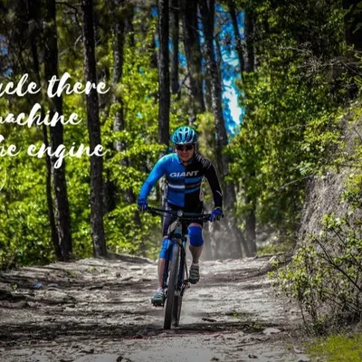 A beautiful reminder that on a cycle, you are the engine. Our training is designed to make that engine as strong and efficient as possible, so you can power your own adventures on any trail.