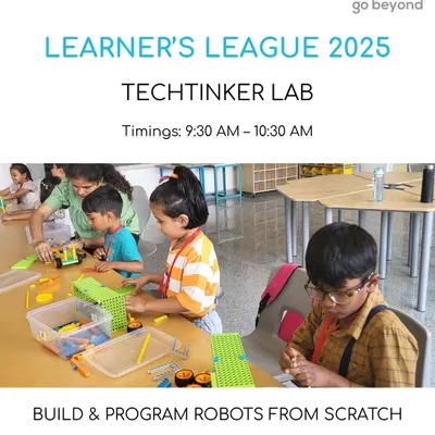 In the TechTinker Lab, learning is a hands-on adventure. Here, a young innovator is deeply focused on building a robot from scratch, connecting components and seeing his ideas take physical form. My robotics workshops are all about fostering this kind of focused, practical problem-solving.
