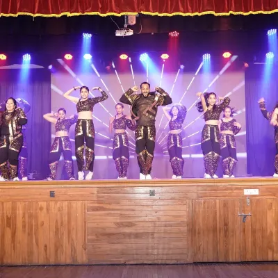 Our adult Bollywood group bringing the energy. These classes are perfect for anyone who loves filmy music and wants a fun way to stay active.