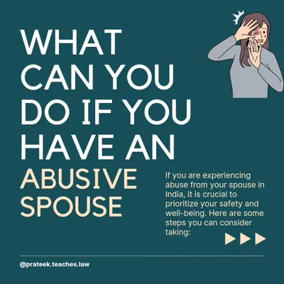 If you are in a relationship with an abusive spouse, your safety is the priority. Here are the first steps you should consider to protect yourself and understand your legal options.