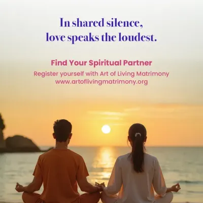 In shared silence, love speaks the loudest. This is the essence of a spiritual partnership, where the connection goes deeper than words. Find your spiritual partner with us.
