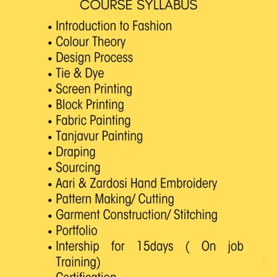 A detailed look at our comprehensive course syllabus. We cover everything from the basics of fashion to portfolio development and an on the job internship.