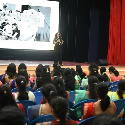 Addressing over 200 teachers from BGS National Public School on 'Image Management and Presentation Skills'. Equipping educators with these tools helps them serve as powerful role models for their students.