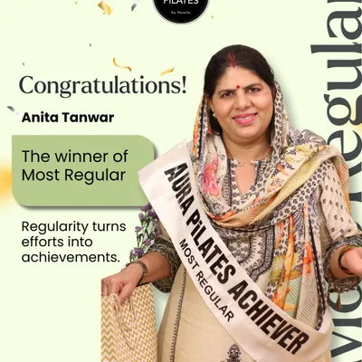 We are so proud to celebrate Anita Tanwar as our 'Most Regular' achiever. Her unwavering commitment and consistency inspire our entire community. Regularity turns efforts into achievements, and she is a shining example of that.