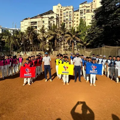 All our U-14 teams lined up together before the start of the PTPL. This photo shows the scale of our tournament and the excitement of the players.