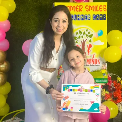 Another happy camper from our Summer Smiles camp. Her smile says it all. We are so proud of her growth and the beautiful memories we created together.