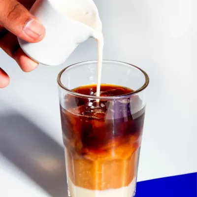Our Vietnamese Cold Brew is strong, sweet, and creamy. We pour condensed milk over our slow-brewed coffee for an authentic and refreshing drink.