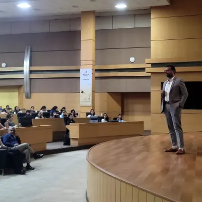 Our Partner, Saurabh Bindal, addressing students at the orientation ceremony of Mahindra University's School of Law. He shared practical insights on building a career in the legal profession.