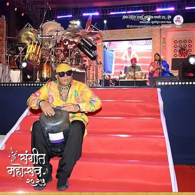 The legendary Sivamani sir performing at the Shrimant Dagdusheth Halwai Maharutsav. It was an honor to be on the same stage, providing tabla support for his dynamic percussion ensemble.