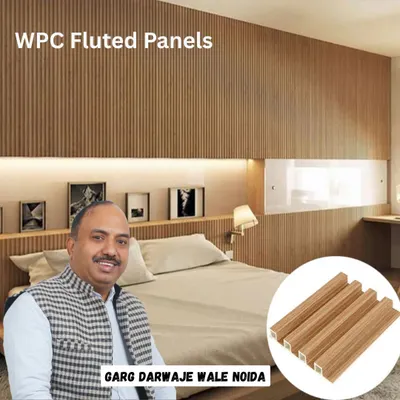 This bedroom design uses our WPC fluted panels to create a warm and modern feature wall behind the bed. It's an easy way to add texture and style to any room.