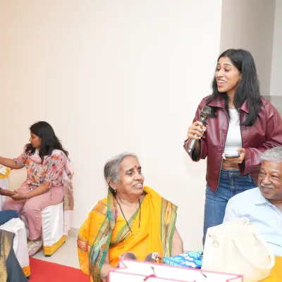 Connecting with everyone, from the youngest guest to the eldest, is what makes an event special. Sharing a laugh with the grandparents at a family celebration is always a highlight for me.