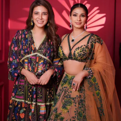 A lovely moment with my muse, the stunning Tanishaa Mukerji, after a successful shoot. Her grace and professionalism make every collaboration a joy.