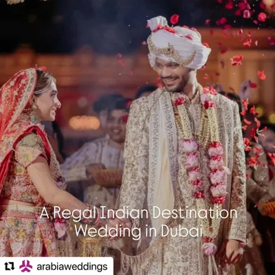 We were thrilled to be the choreographer for this regal Indian destination wedding in Dubai, featured in Arabia Weddings. We worked with the couple to create performances that matched the opulent and unforgettable celebration.