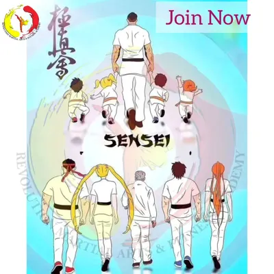 The journey from a young child to a skilled martial artist is guided by the Sensei. This image represents our commitment to mentoring students at every stage of their development. Join us and start the journey.