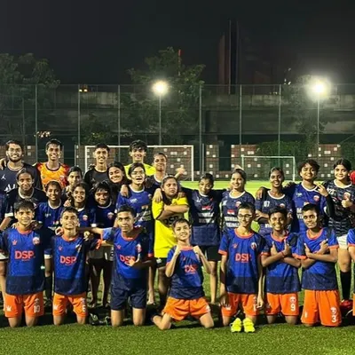 Bonded. This single word captures the spirit of this group photo. Here, our entire training group, a mix of boys and girls, comes together as one team after a session.