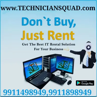 Don't buy, just rent. We provide the best IT rental solutions for your business, offering high-quality desktops and laptops that fit your budget and requirements.