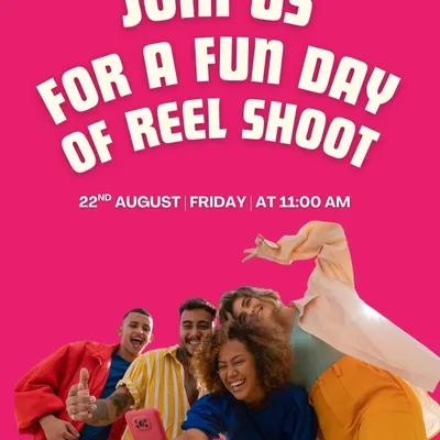 We're hosting a fun reel shoot and looking for poets to join us. This is a great chance to connect with other creatives, get featured on our page, and enjoy some free pizza.