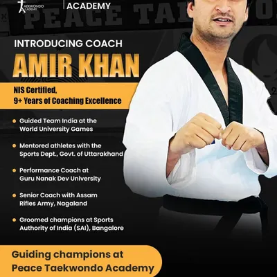 The foundation of a champion is an expert coach. We are proud to have NIS Certified Coach Amir Khan on our team, whose 9+ years of experience guiding athletes at the Sports Authority of India and for Team India shapes our champions of tomorrow.
