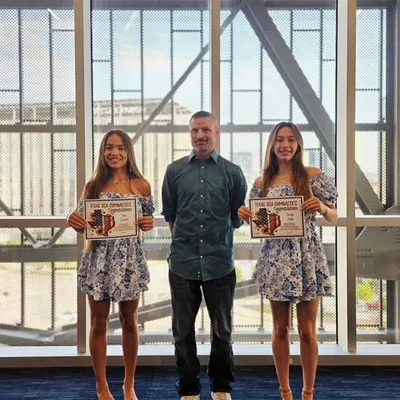 Celebrating our State and Regional champions! Bree and Adalyn were recognized at the State Banquet for their outstanding seasons, with Adalyn even qualifying for Nationals.