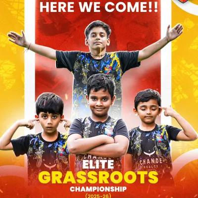 We are coming to win. Our grassroots teams are ready to make their mark in the Elite Grassroots Championship. The winning ways begin here.