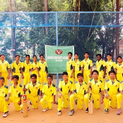 This is my U-14 team, ready for the season. Every player who joins our annual camp gets a professional uniform and becomes part of a disciplined squad. We train together as a unit to achieve our goals on the cricket field.