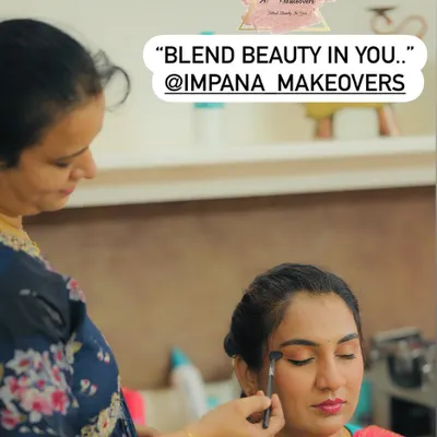 "Blend Beauty In You." This is my philosophy, captured here as I apply eye makeup. I focus on techniques that enhance your unique features.