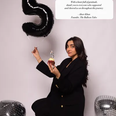 Celebrating 5 years of The Balloon Tales. It has been a journey full of ups and downs, but I am so grateful for everyone who has supported me. This little business is my purpose.