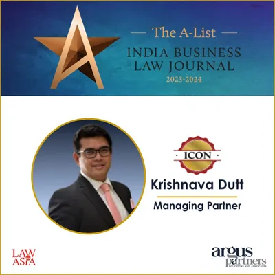 I am humbled to be recognized as a ‘Legal Icon’ in the India Business Law Journal's A-List. This acknowledgment is based on extensive research and feedback from in-house counsel and international law firms, reflecting the trust clients place in my strategic counsel.