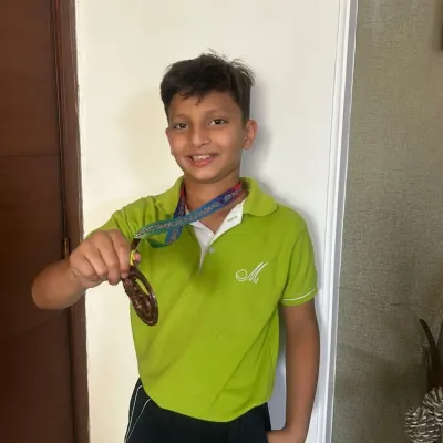 Proof that our training works. Rishan, one of our young warriors, earned a bronze medal in his first Taekwondo tournament with a strong MMA foundation.