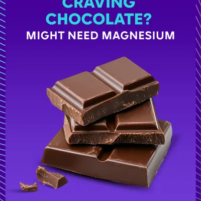 Craving chocolate? Your body might be telling you it needs magnesium. Instead of reaching for a sugary candy bar, a small piece of dark chocolate can be a much healthier choice.