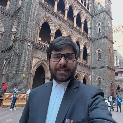 A quick selfie outside the magnificent Bombay High Court. Even when traveling, my work as an advocate continues, representing clients in different jurisdictions.