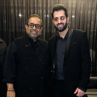 With the living legend, Shankar Mahadevan. It was an honor to meet a "factory of tunes" and an artist with such an incredible body of work.