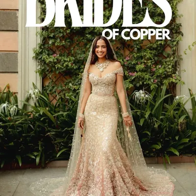 Presenting our 'Brides of Copper' series, celebrating the grace and light our brides bring to their special day. Here's to Riddhima, whose wedding was a true reflection of her beautiful spirit.