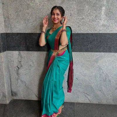 This is a very special moment for me, wearing one of my mother's wedding sarees. This connection to my family and our traditions is at the heart of my dance journey.